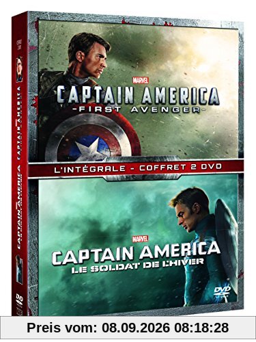 Coffret captain america : captain america ; captain america, le soldat de l'hiver [FR Import]