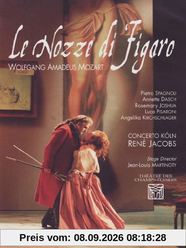 Wolgang Amadeus Mozart - Le Nozze di Figaro / Spagnoli, Dasch, Joshua, Pisaloni, Kirchschlager, Jacobs, Concerto Köln, Martinoty (Théâtre des Champs-Elysées 2005) [2 DVDs]