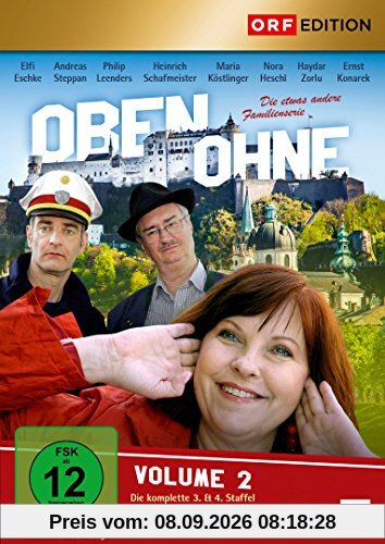 Oben ohne, Vol. 2 / Die komplette 3. & 4. Staffel (plus Weihnachtsspecial) der österreichischen Kultserie (Pidax Serien-Klassiker) [3 DVDs]