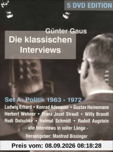 Günter Gaus - Die klassischen Interviews: Politik 1963 - 1972 (5 DVDs)