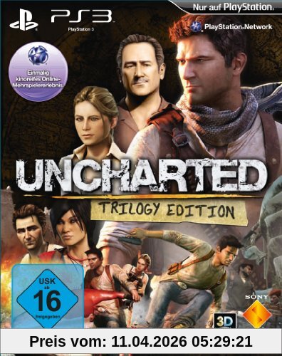 Uncharted Trilogy Edition (Uncharted: Drake's Schicksal + Uncharted 2: Among Thieves + Uncharted 3: Drake's Deception)
