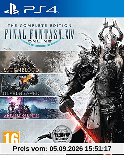 Final Fantasy XIV : Edition Complete Jeu PS4