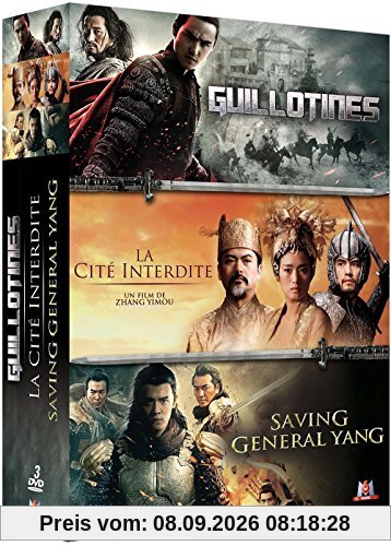 Coffret arts martiaux : the guillotines ; saving general yang ; la cité interdite [FR Import]
