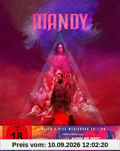 Mandy - Mediabook - Limited 3 Disc Mediabook Edition (+ DVD) (+ Bonus-DVD) - Cover A [Blu-ray]