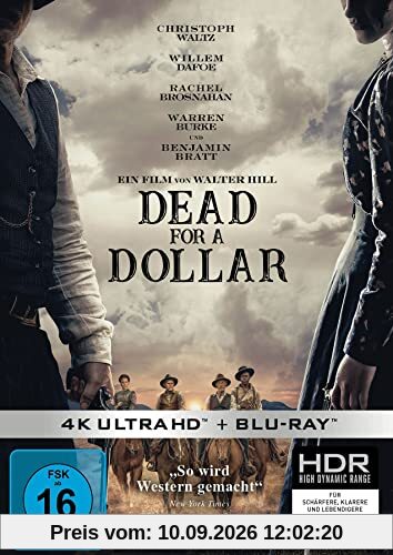 Dead for a Dollar LTD. - Limitiertes 4K 2-BD-Mediabook samt FSK-Umleger (4K Ultra HD) (+ Blu-ray)