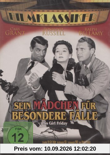 Sein Mädchen für besondere Fälle (His Girl Friday - 1940) [DVD]