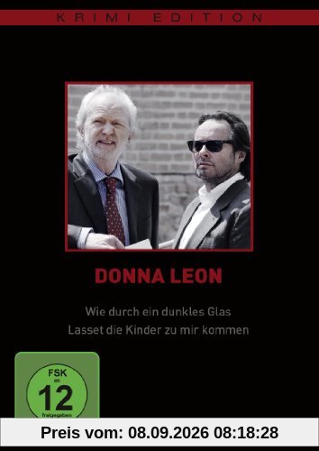 Donna Leon - Wie durch ein dunkles Glas / Lasset die Kinder zu mir kommen (Krimi-Edition)