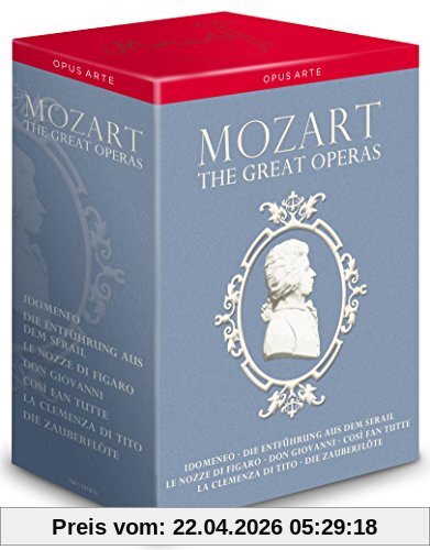 Wolfgang Amadeus Mozart Mozart, The Great Operas [13 DVDs]