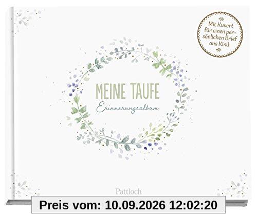 Meine Taufe: Erinnerungsalbum. Mit Kuvert. Für einen persönlichen Brief ans Kind