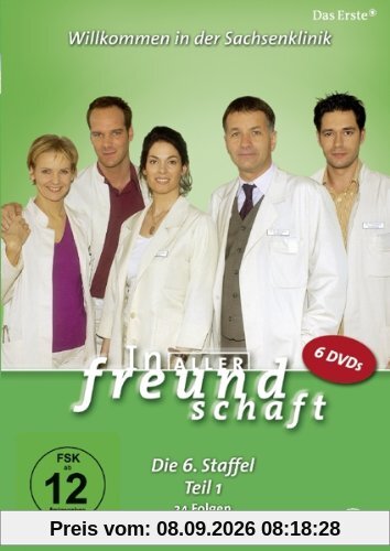 In aller Freundschaft - Die 06. Staffel, Teil 1, 24 Folgen [6 DVDs]