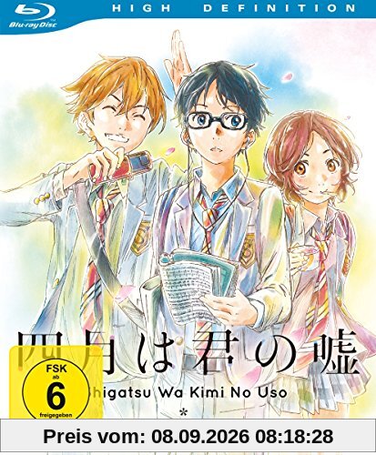 Shigatsu Wa Kimi No Uso - Sekunden in Moll Vol. 4 Ep. 17-22 (inkl. Notenblätter) [Blu-ray]