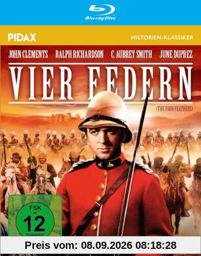 Vier Federn (The Four Feathers) / Aufwendig inszeniertes Abenteuer-Epos in brillanter HD-Qualität (Pidax Historien-Klassiker) [Blu-ray]