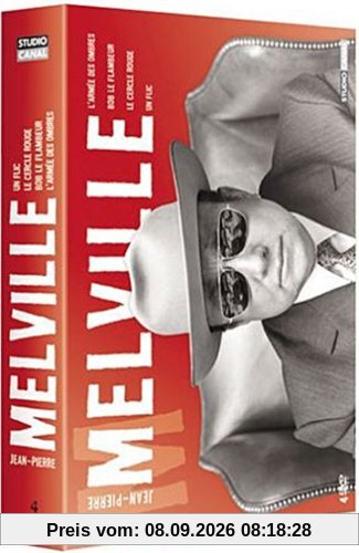Coffret Jean-Pierre Melville 4 DVD : Le cercle rouge / Un flic / Bob le flambeur / L'armée des ombres
