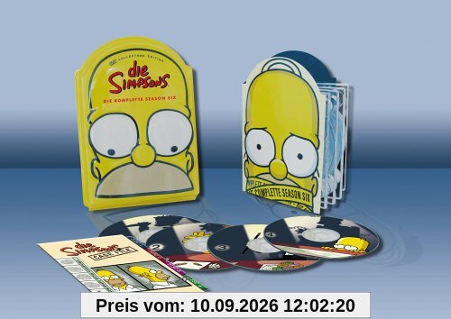 Die Simpsons - Die komplette Season 6 (Kopf-Tiefzieh-Box, Collector's Edition, 4 DVDs)