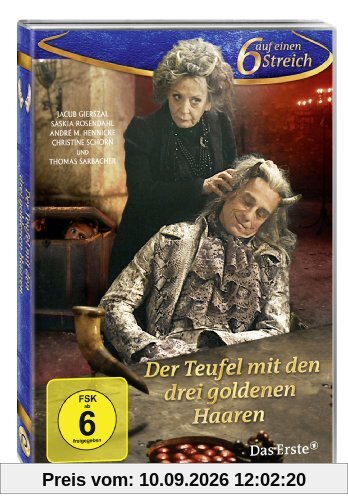 Der Teufel mit den drei goldenen Haaren - 6 auf einen Streich