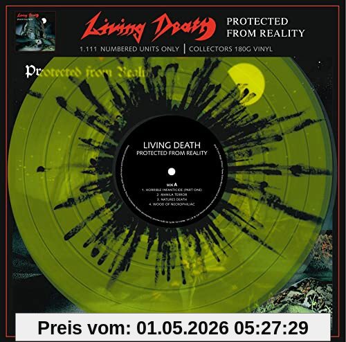 Living Death - Protected From Reality - Limitiert und 1111 Stück nummeriert - 180gr. splatter [ Limited Edition / splatter Vinyl / 180g Vinyl] [Vinyl LP]