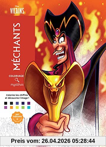 Disney méchants : coloriages mystères