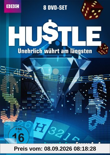 Hustle - Unehrlich währt am längsten - Der große Coup (Staffel 1-4) [8 DVDs] + 30 Minuten Bonusmaterial
