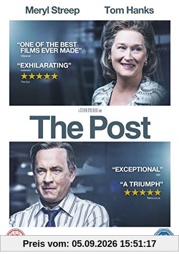 The Post [DVD] [2018] - Region 2 UK