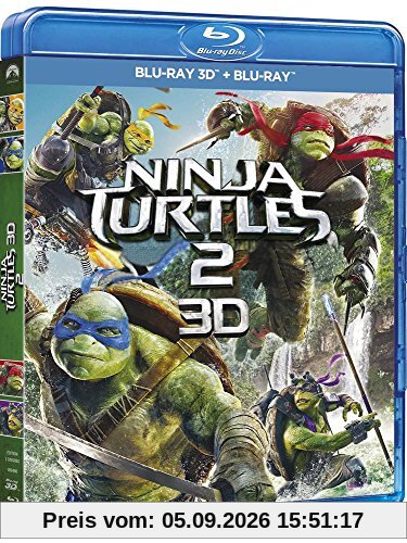 Ninja Turtles 2 [Combo Blu-ray 3D + Blu-ray 2D]