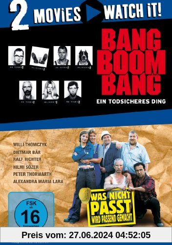 Bang Boom Bang - Ein todsicheres Ding / Was nicht passt, wird passend gemacht [2 DVDs]
