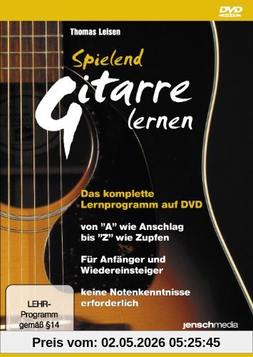 Spielend Gitarre Lernen - Gitarrenschule auf DVD - Die einfachste Art, Gitarre Spielen zu lernen