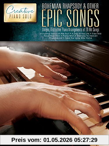 Creative Piano Solo Bohemian Rhapsody & Other Epic Songs -Piano- (Book): Noten für Klavier