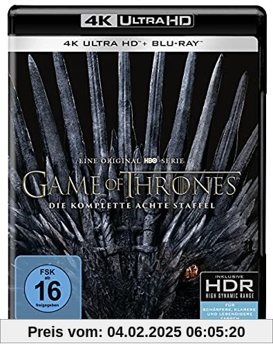 Game of Thrones - Staffel 8 (4K Ultra HD + Blu-ray)