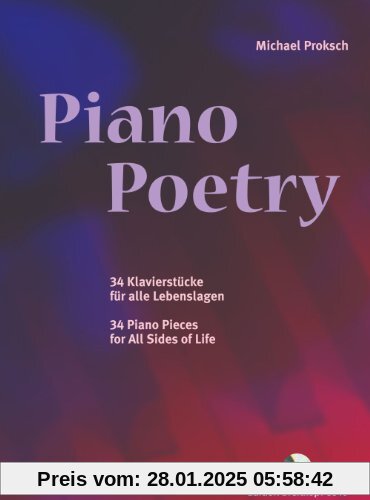 Piano Poetry - 34 Klavierstücke für alle Lebenslagen (EB 8840)