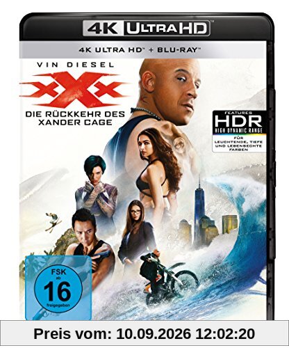 xXx - Die Rückkehr des Xander Cage (4K Ultra HD) (+ Blu-ray)