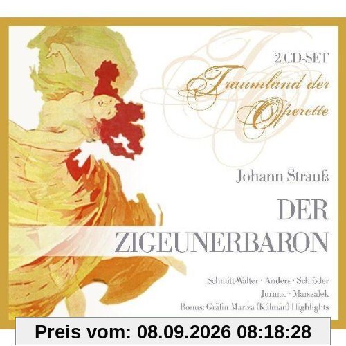 Johann Strauß: Der Zigeunerbaron (Operette) (Gesamtaufnahme) (2 CD)