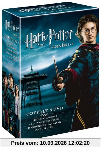 Coffret Harry Potter - L'intégrale 8 DVD - Années 1 à 4 [FR Import]