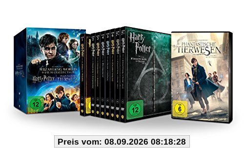 Wizarding World 9-Film Collection: Alle Harry Potter Filme und Phantastische Tierwesen im Schuber (Limited Edition exklusiv bei Amazon.de) [DVD]