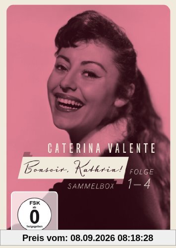 Caterina Valente - Bonsoir, Kathrin 4-fach DVD-Kollektion (LIMITED EDITION Limitierte Sammlerauflage 4 DVDs + Booklet) Die frühen Shows!