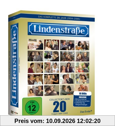 Lindenstraße - Collector's Box 20 (im Gold-Schuber inkl. Audiokommentare) [10 DVDs]