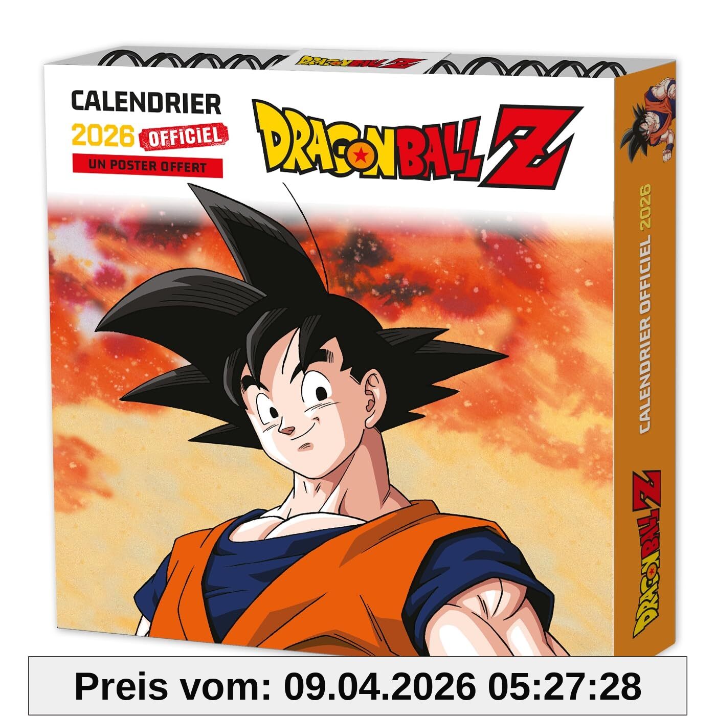 Dragon ball Z : calendrier 2026 : 52 semaines