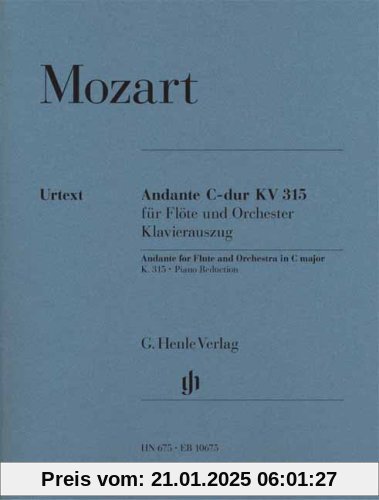 Andante C-Dur KV 315 Fl Orch. Flöte, Klavier