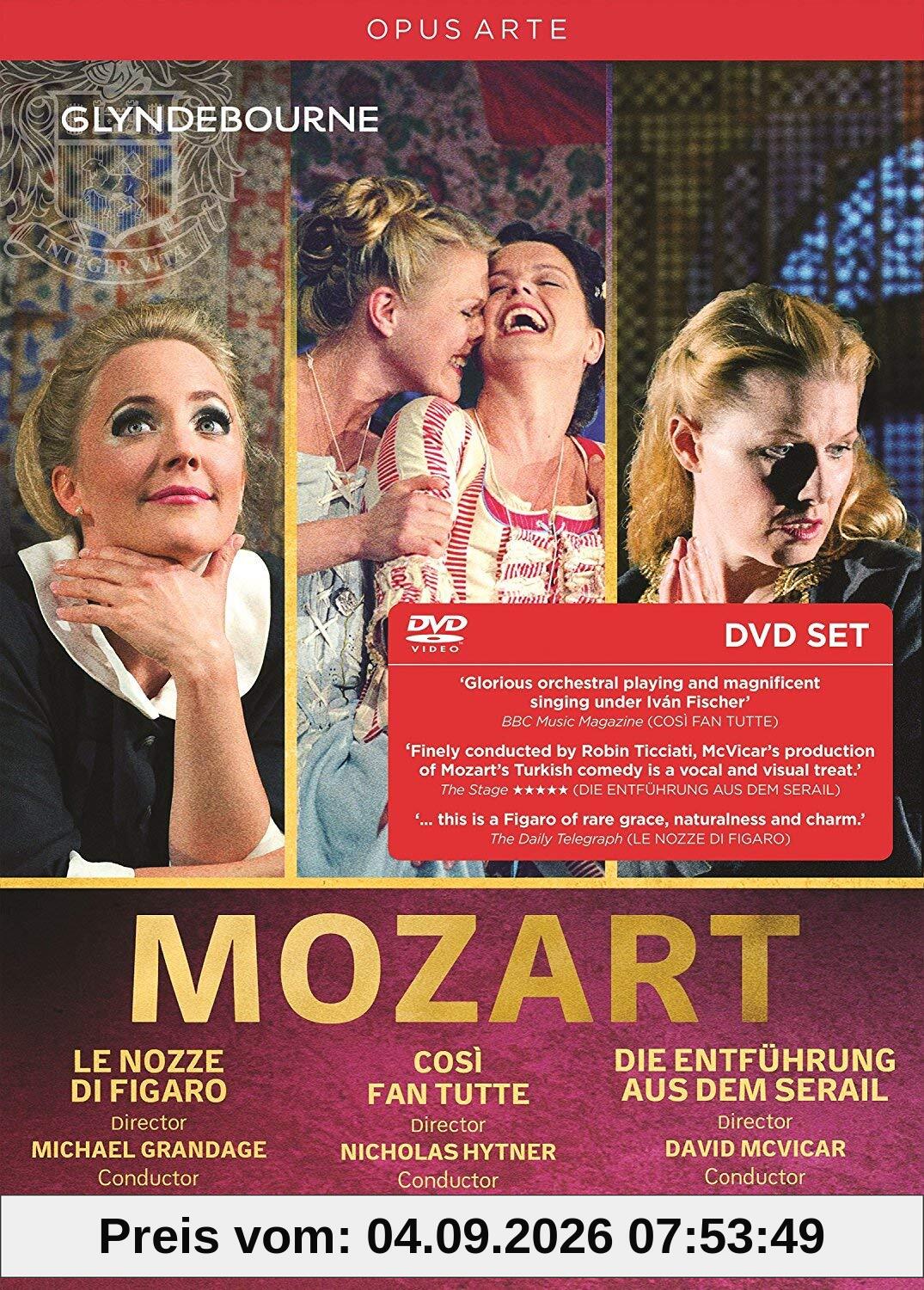 Mozart: Le Nozze Di Figaro / Die Entführung aus dem Serail / Così fan tutte [5 DVDs]