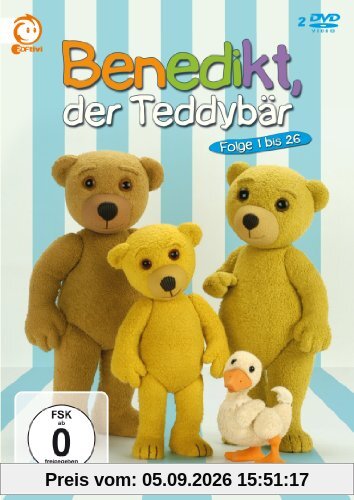 Benedikt, der Teddybär - Folge 1-26 [2 DVDs]