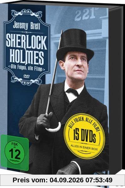 Sherlock Holmes - Alle Folgen, alle Filme,15 DVD [VHS]