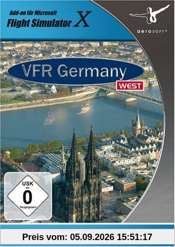 Flight Simulator X - VFR Germany 1: West (DVD-ROM)