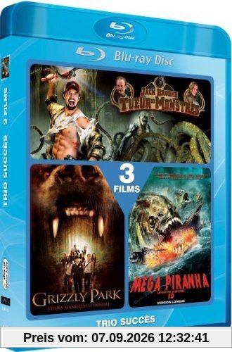Jack Brooks + Grizzly Park + Mega Piranha [Blu-ray]