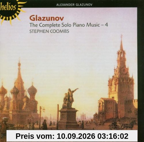 Alexander Glasunow: Sämtliche Werke für Soloklavier, Vol.4