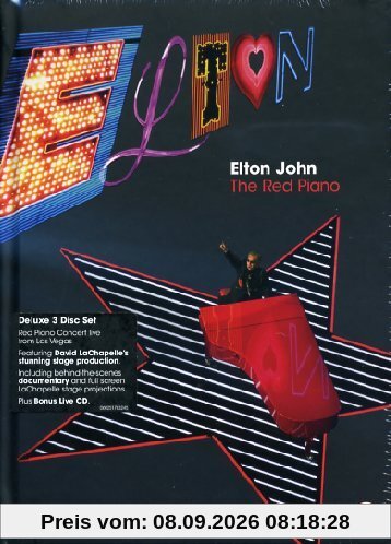 Elton John - The Red Piano (Deluxe Edition (2 DVDs + Audio-CD, NTSC) [Deluxe Edition]