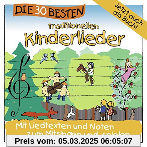 Die 30 besten traditionellen Kinderlieder - mit Liedtexten und Noten