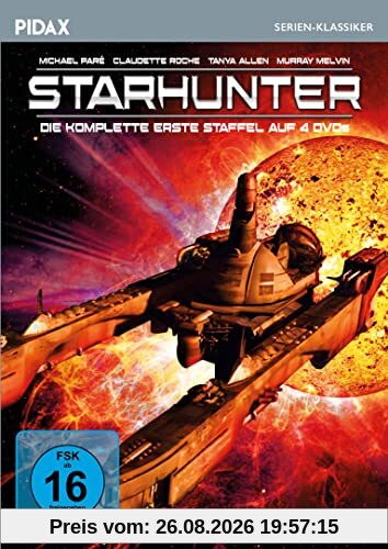 Starhunter, Staffel 1 / Die ersten 22 Folgen der Sci-Fi-Krimiserie (Pidax Serien-Klassiker) [4 DVDs]