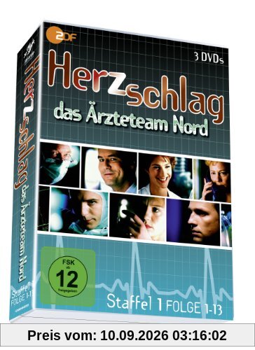 Herzschlag - Das Ärzteteam Nord Staffel 1 Folge 1-13 (3DVD-Box)
