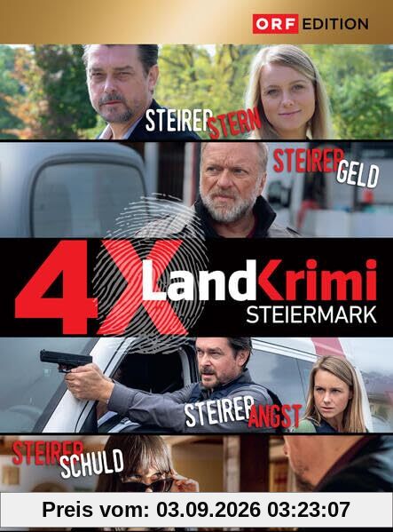 Landkrimi-Set 8: Steirerstern / Steirergeld / Steirerangst / Steirerschuld