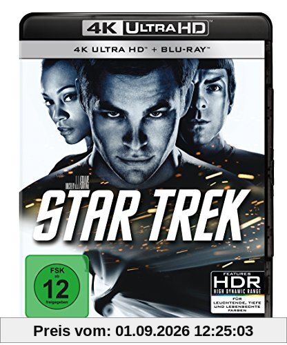 J.J. Abrams Star Trek 11 - Die Zukunft Hat Begonnen (4K Ultra Hd) (+ Blu-ray)