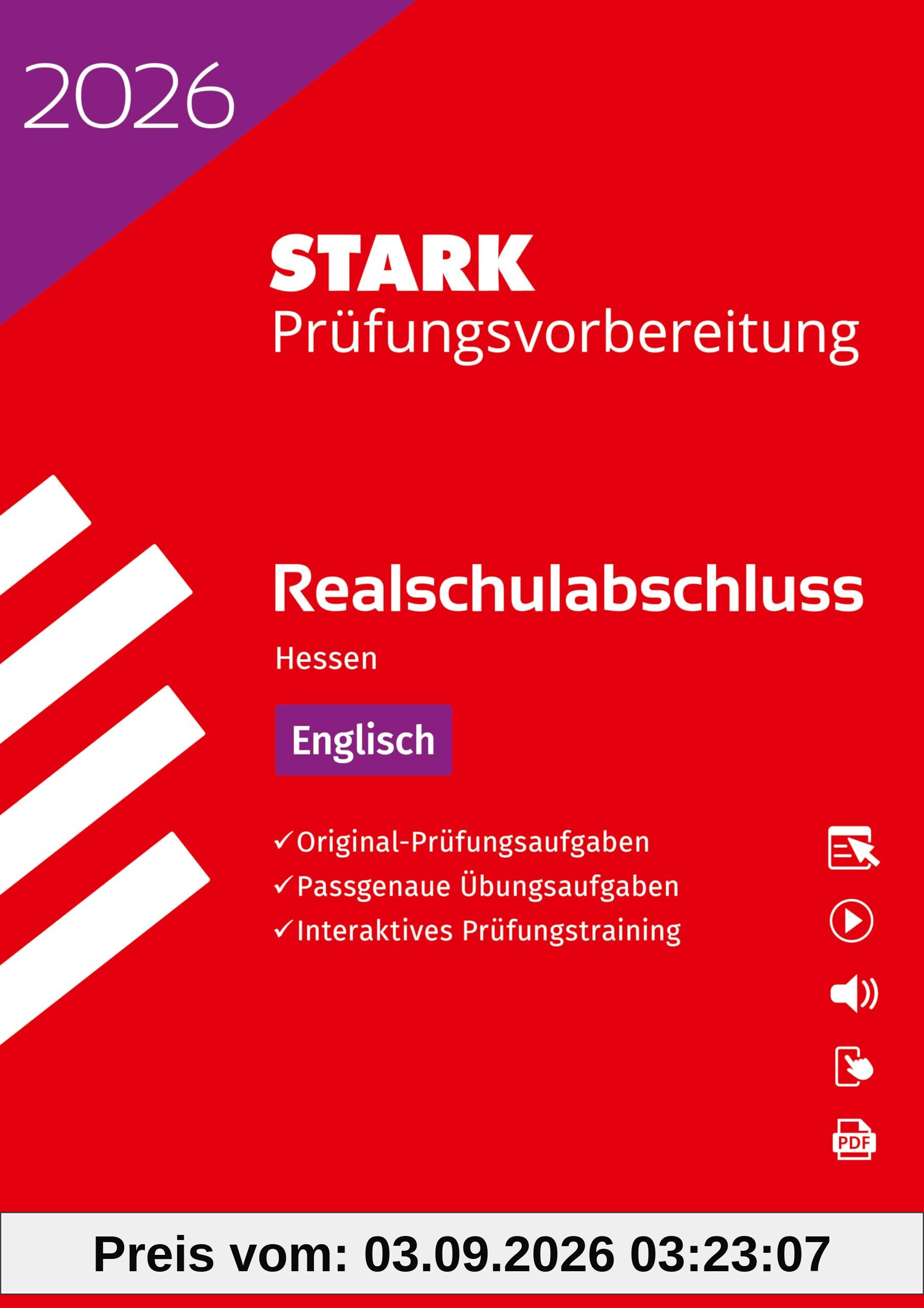 STARK Englisch - Realschulabschluss 2026 Hessen - Prüfungsvorbereitung (Abschlussprüfungen)